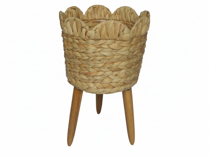 Scallop water hyacinth planter